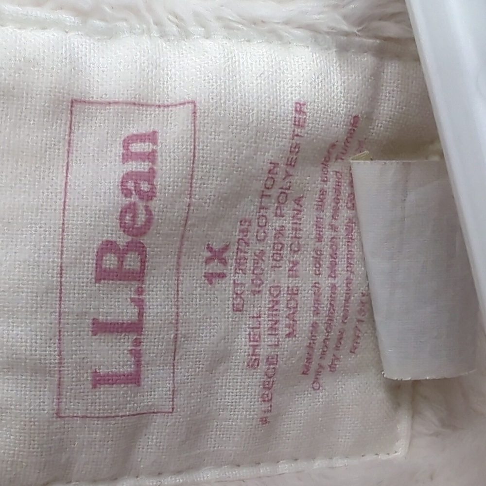 L.L Bean Sherpa Lined Plaid jacket - Picture 2 of 6